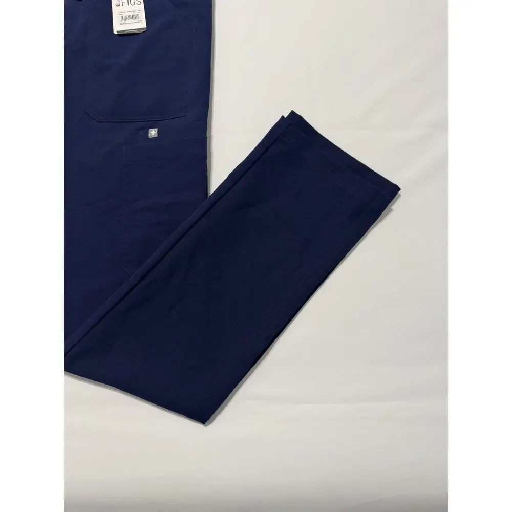 FIGS Men’s Cairo Cargo Scrub Pants Navy Xtra Small New With Tags